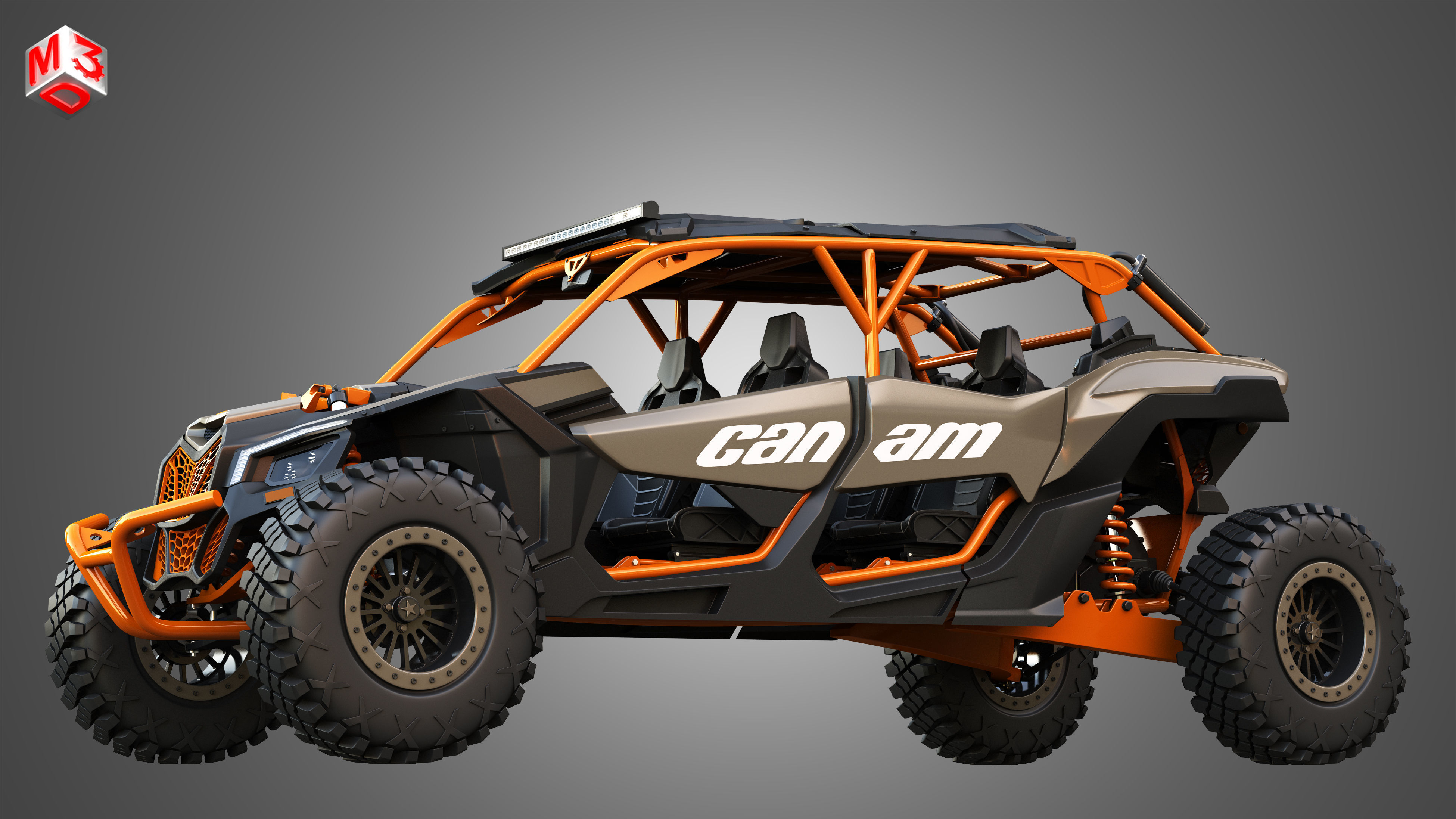 Can-Am Maverick X3 - 4 Doors 3D model_7