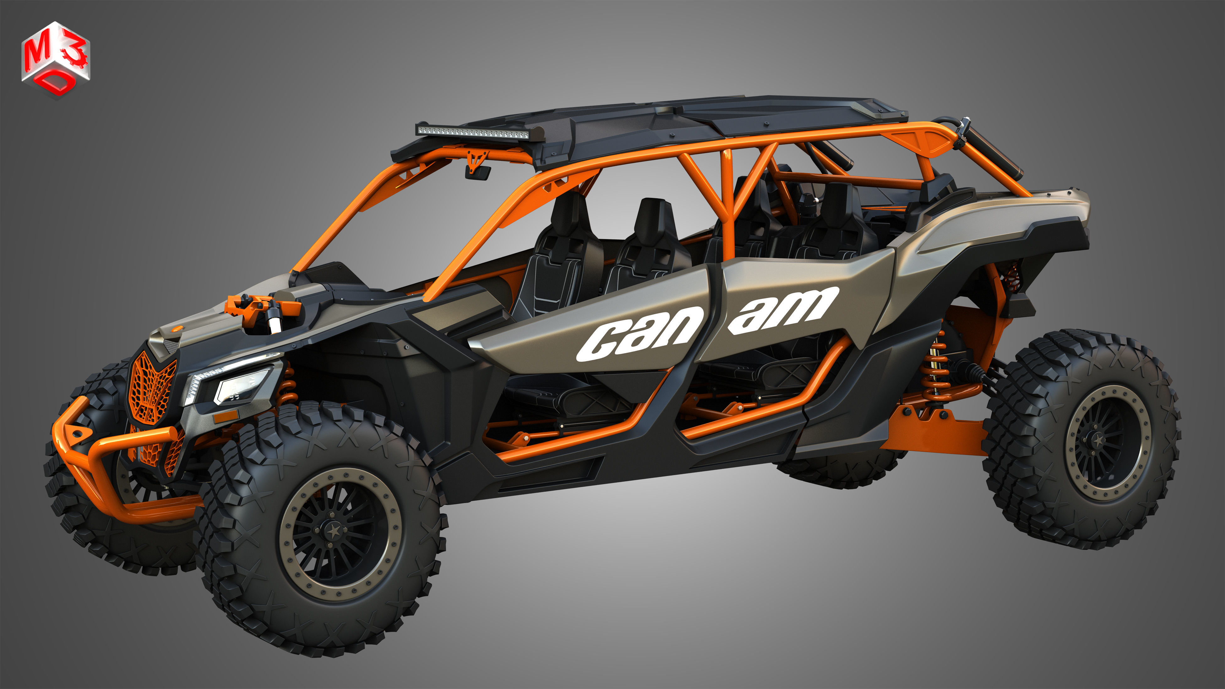 Can-Am Maverick X3 - 4 Doors 3D model_15