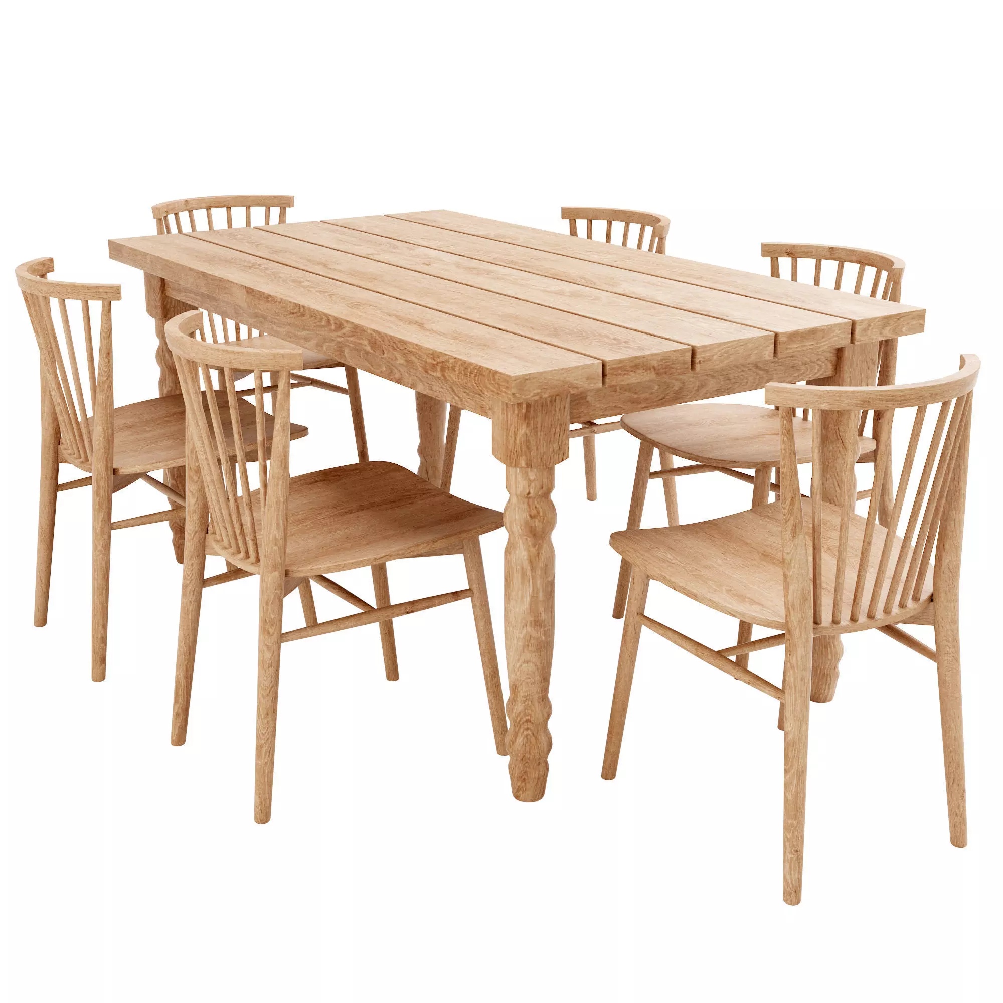 Dining set 17 3D model_0