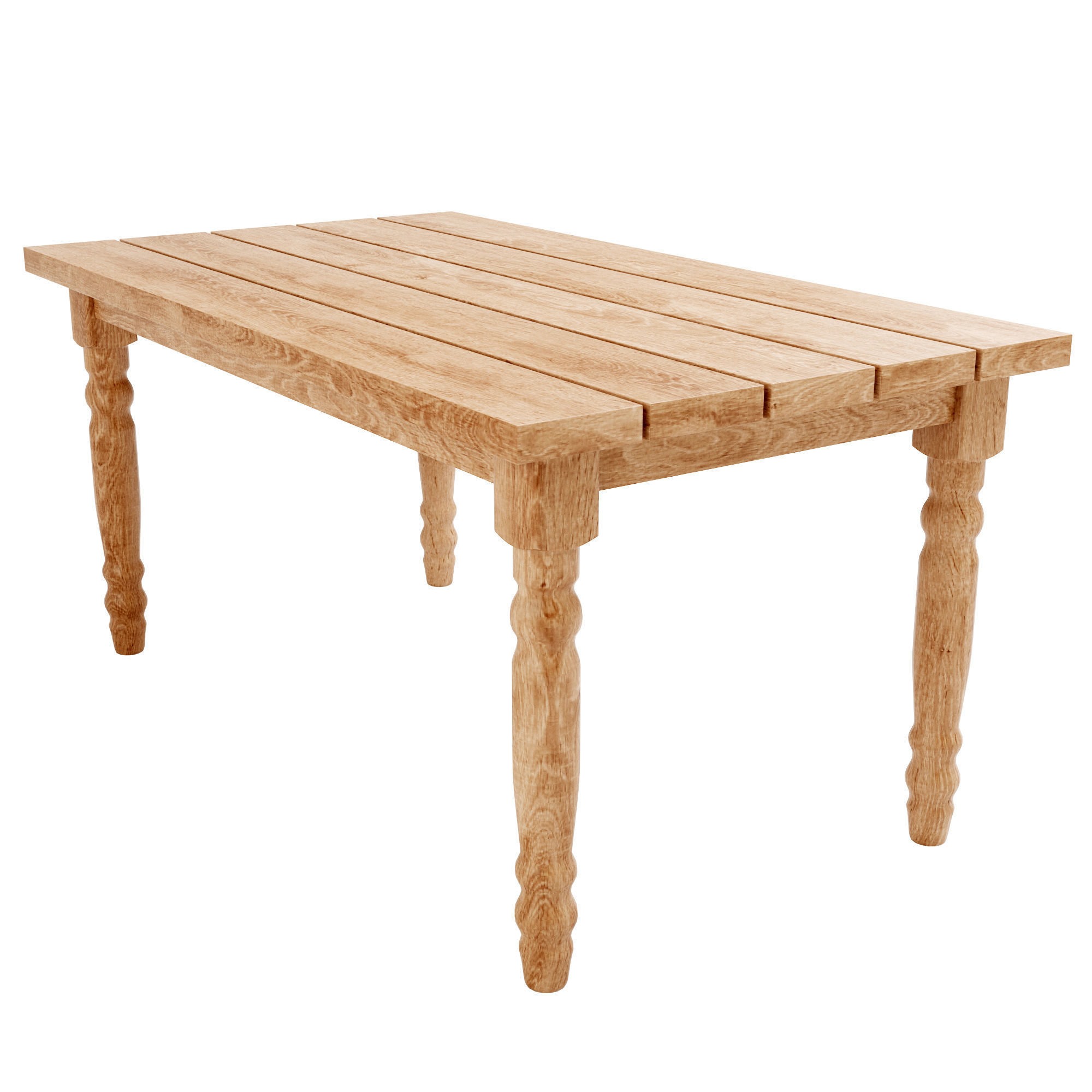 Dining set 17 3D model_2