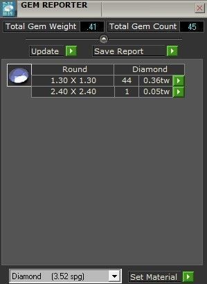 Circle Diamond Pendant 1048 3D print model_5