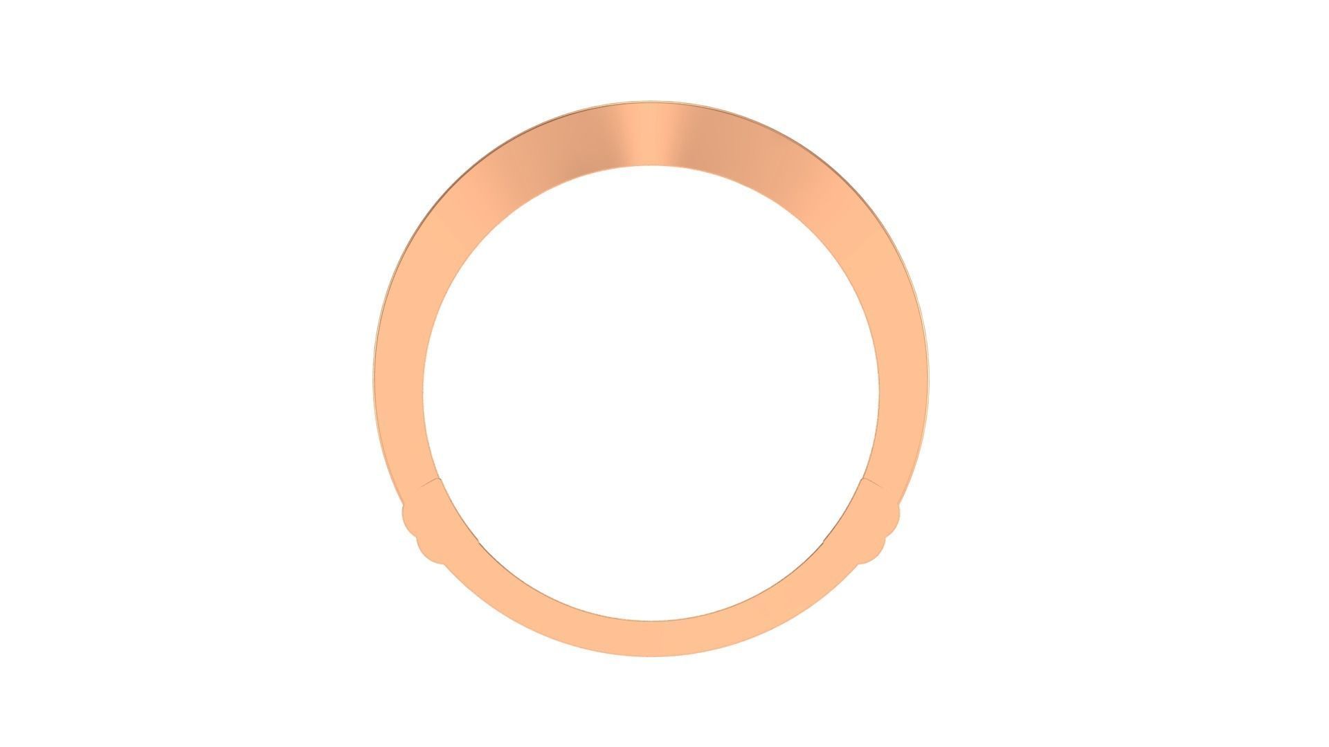 Solitaire Diamond stackable ring with Eternity Bands Pair 3D print model_18