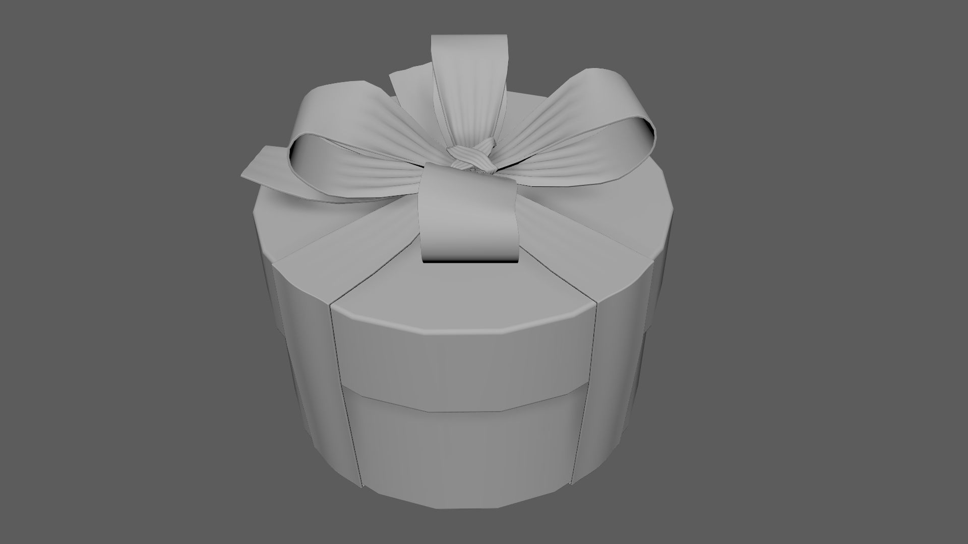Christmas Gift Box 09 - V3 Low-poly 3D model_7