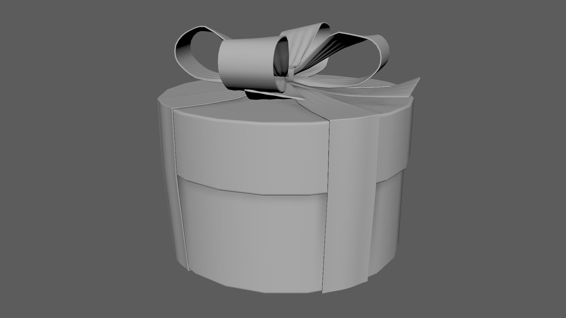 Christmas Gift Box 09 - V3 Low-poly 3D model_5