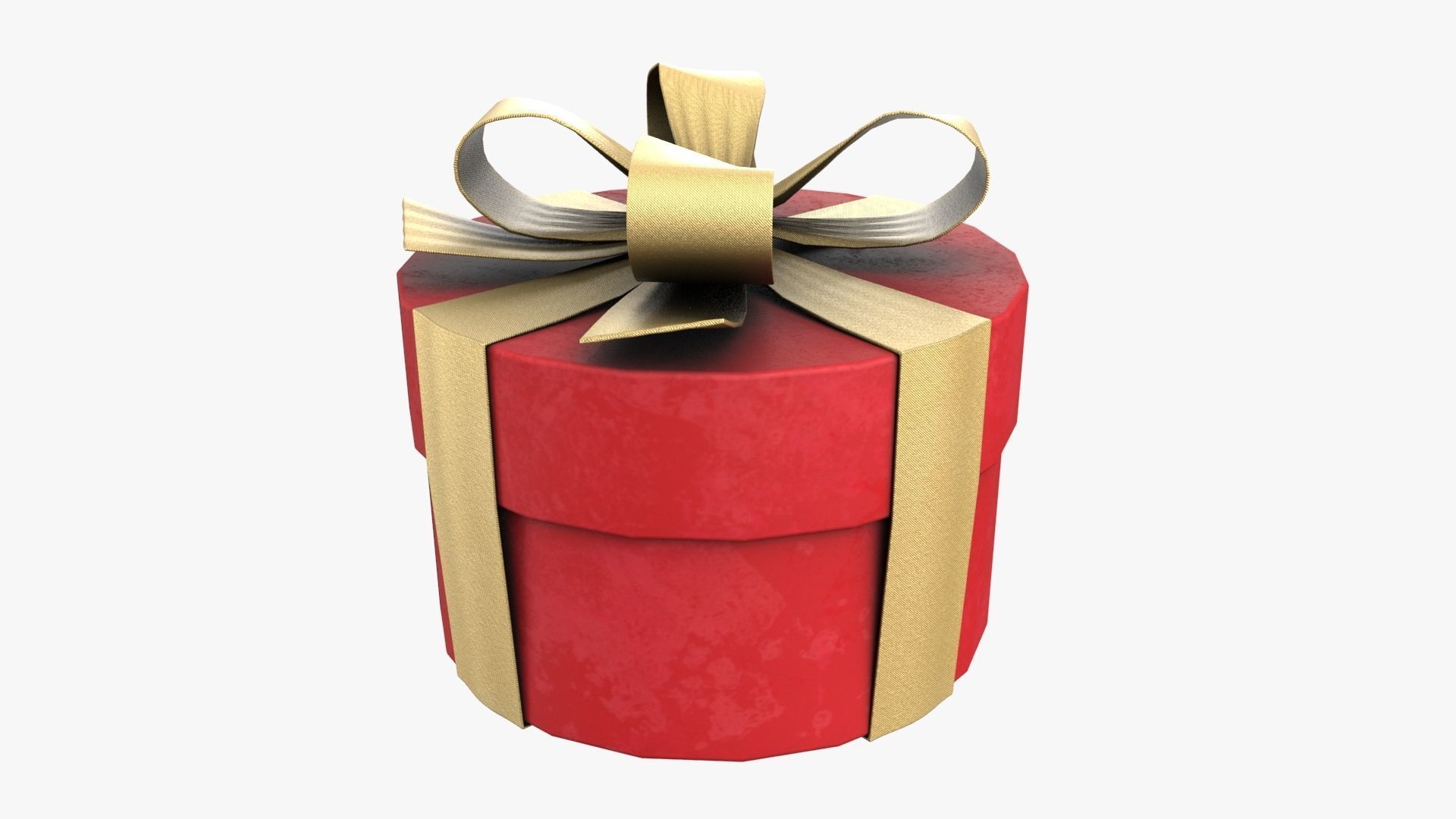 Christmas Gift Box 09 - V3 Low-poly 3D model_2