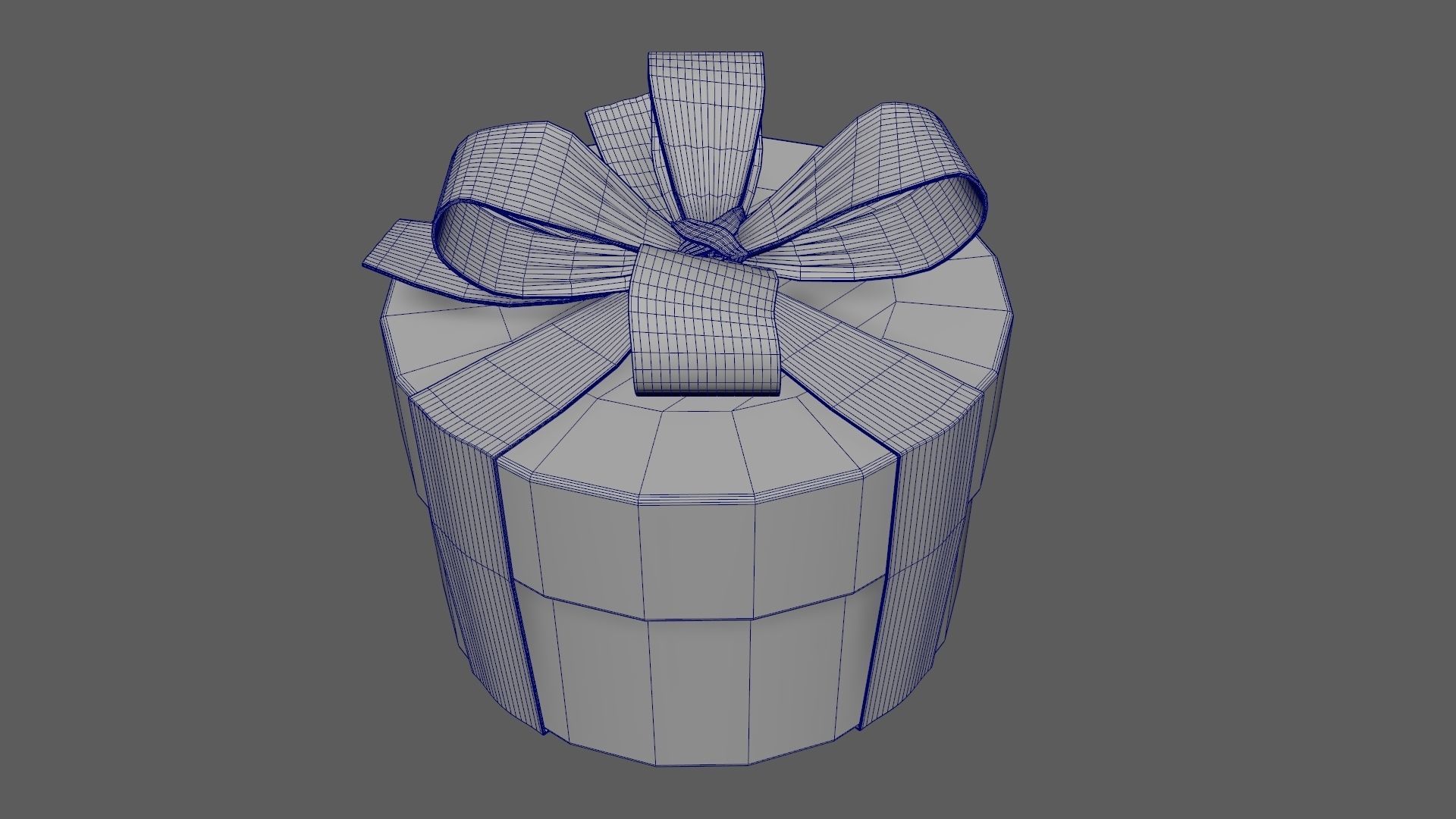 Christmas Gift Box 09 - V3 Low-poly 3D model_19