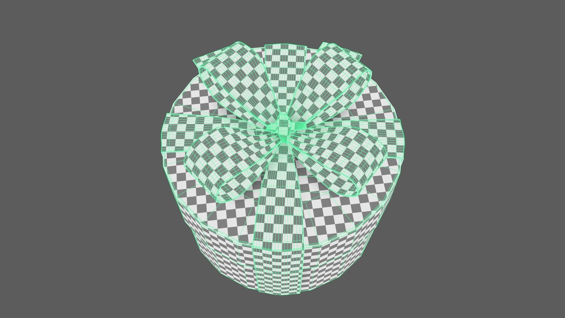 Christmas Gift Box 09 - V3 Low-poly 3D model_12