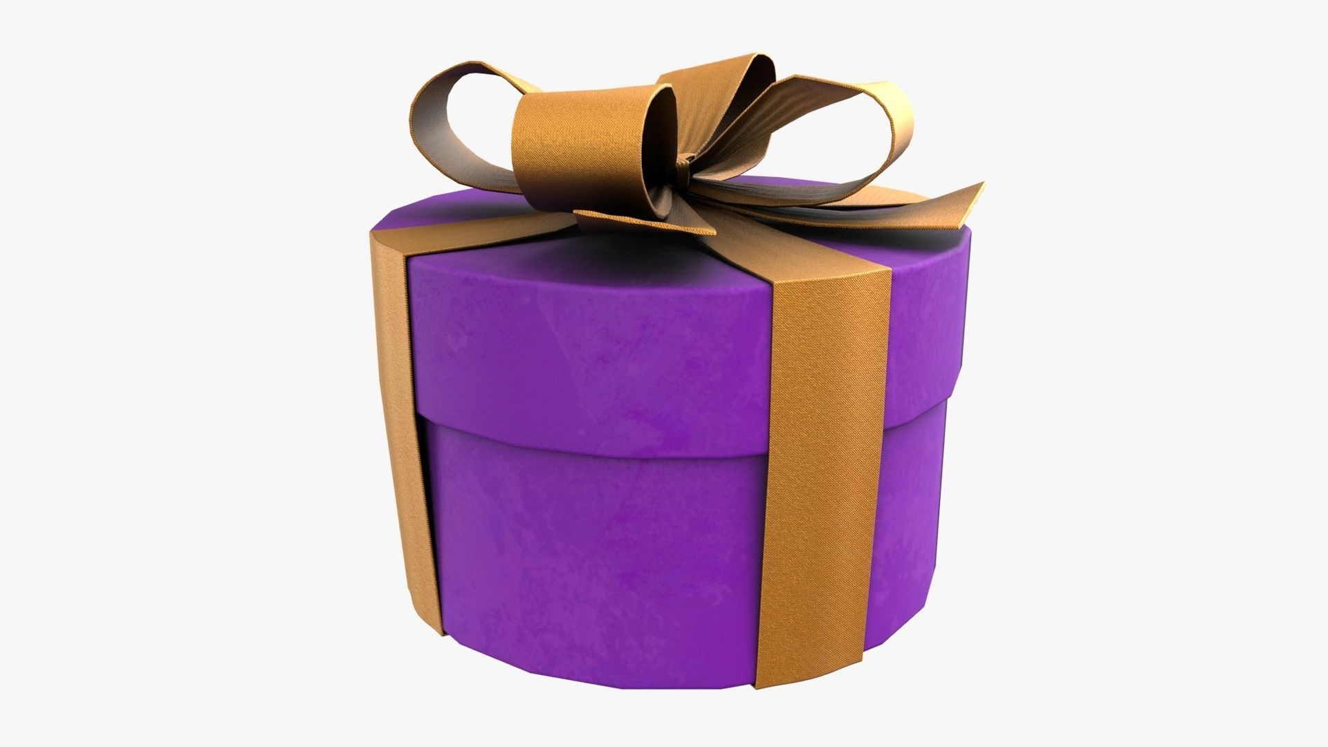 Christmas Gift Box 09 - V7 Low-poly 3D model_1