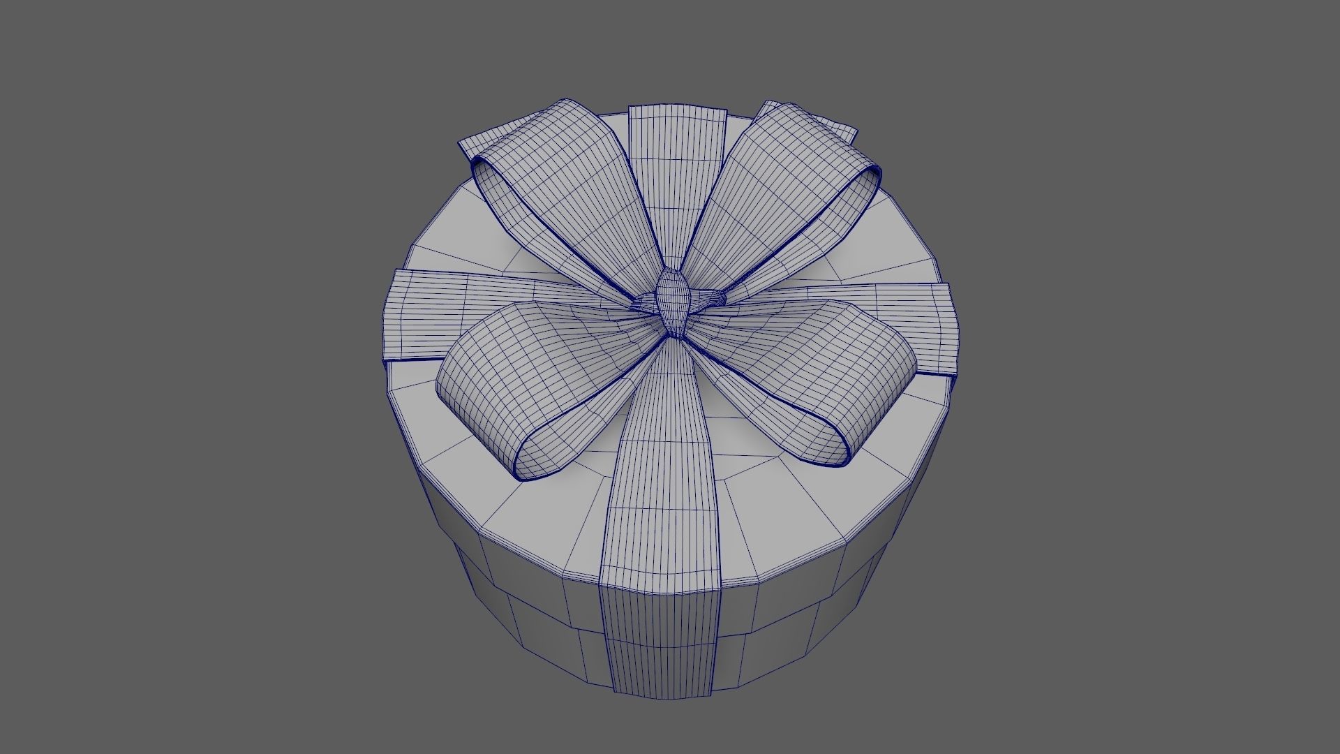 Christmas Gift Box 09 - V7 Low-poly 3D model_20