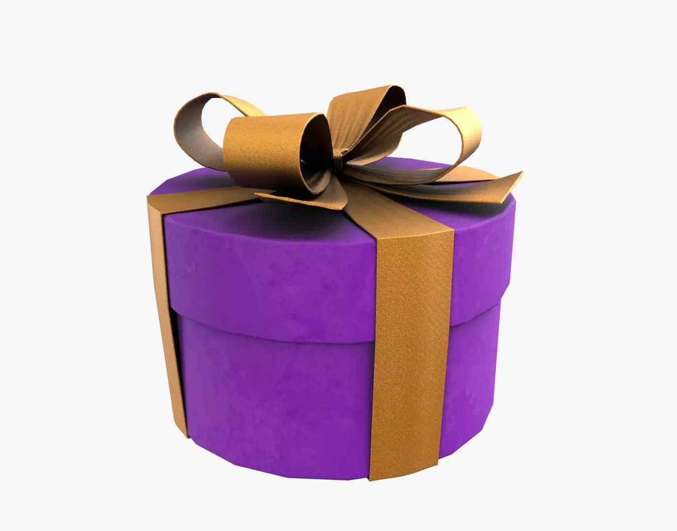 Christmas Gift Box 09 - V7 Low-poly 3D model_0