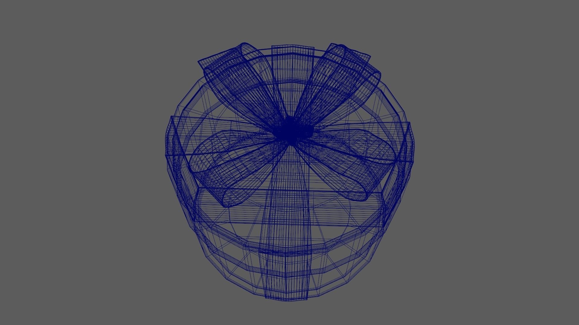 Christmas Gift Box 09 - V7 Low-poly 3D model_16