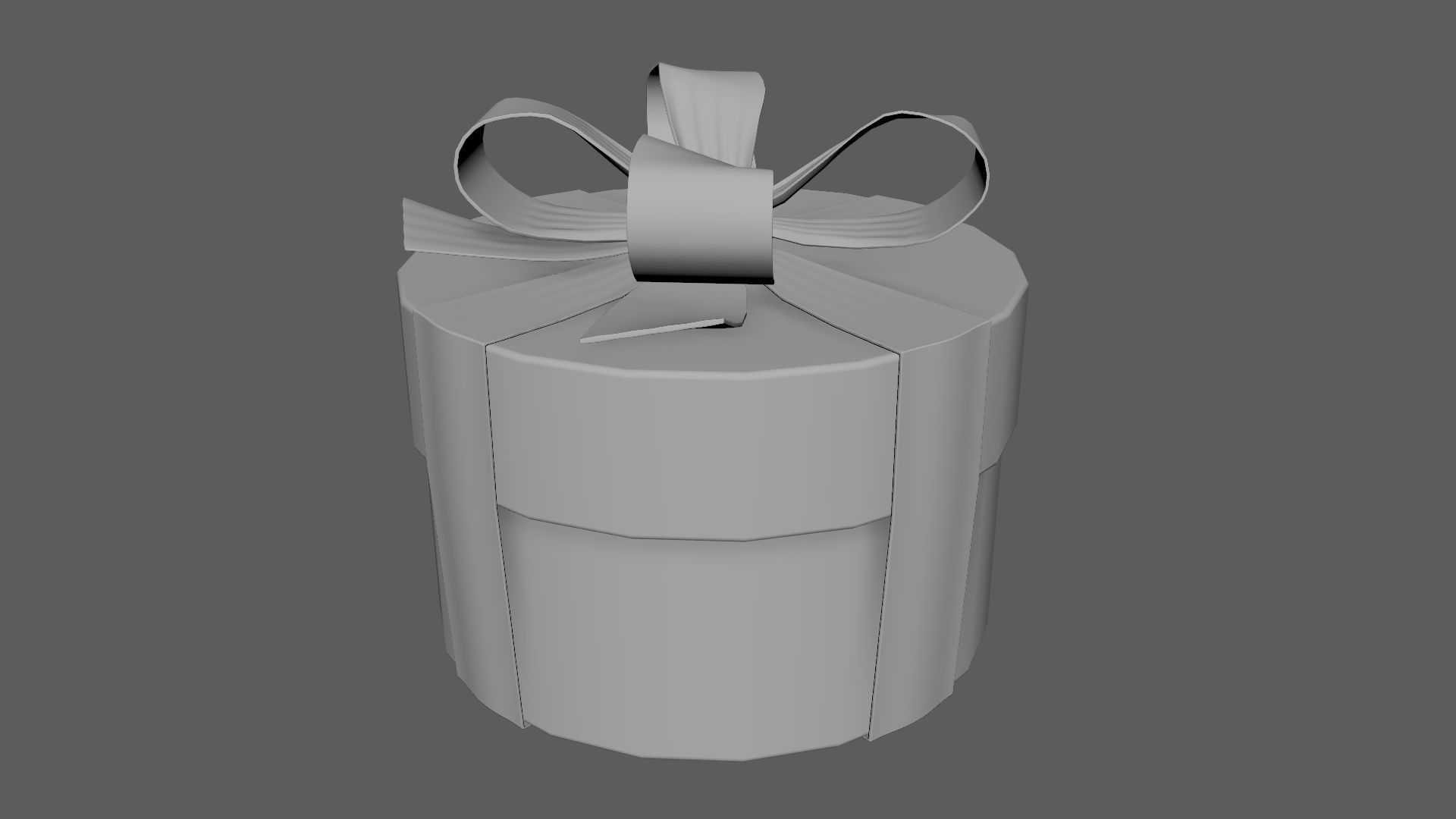 Christmas Gift Box 09 - V7 Low-poly 3D model_6
