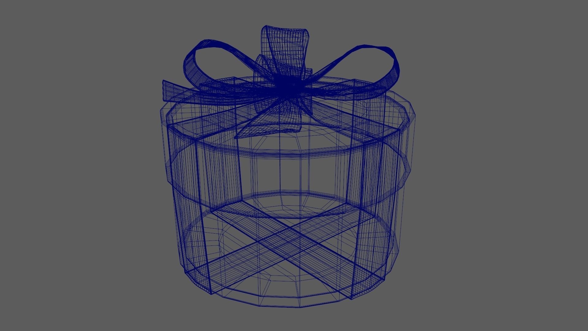 Christmas Gift Box 09 - V7 Low-poly 3D model_14