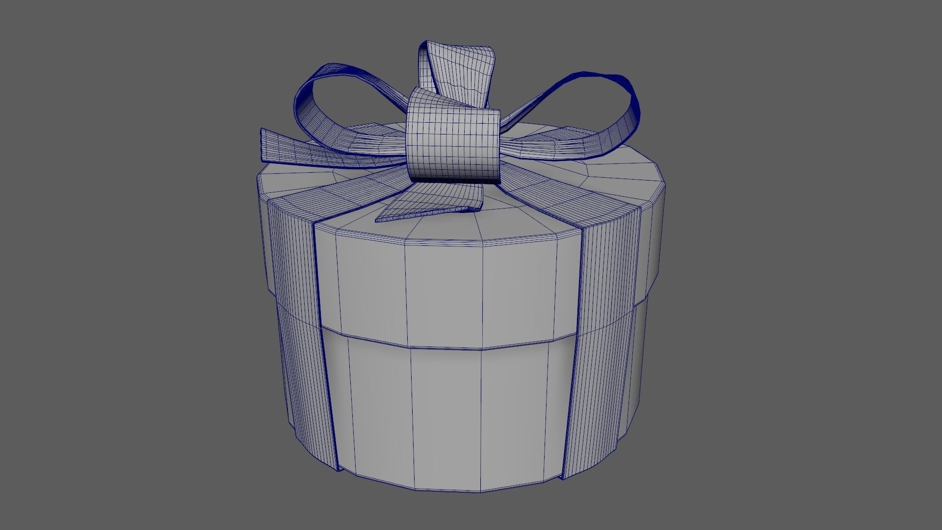Christmas Gift Box 09 - V7 Low-poly 3D model_18