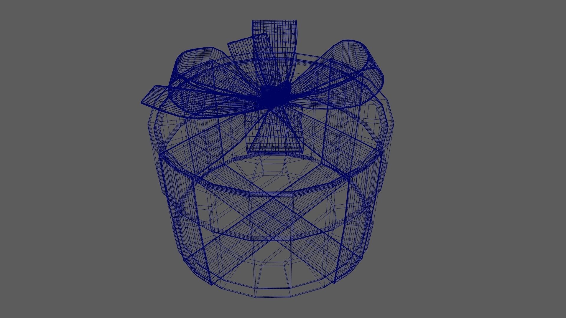 Christmas Gift Box 09 - V7 Low-poly 3D model_15