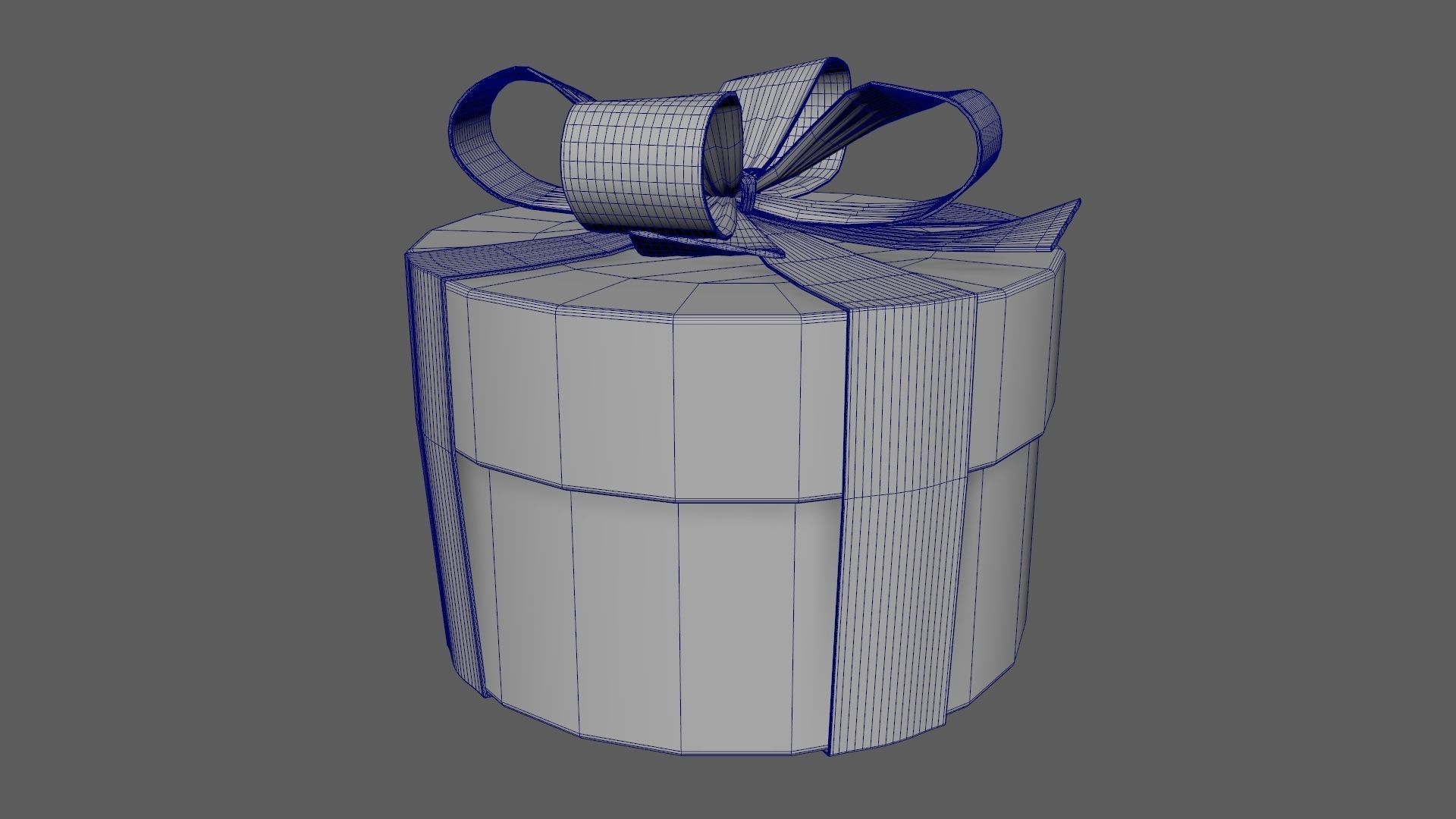 Christmas Gift Box 09 - V7 Low-poly 3D model_17