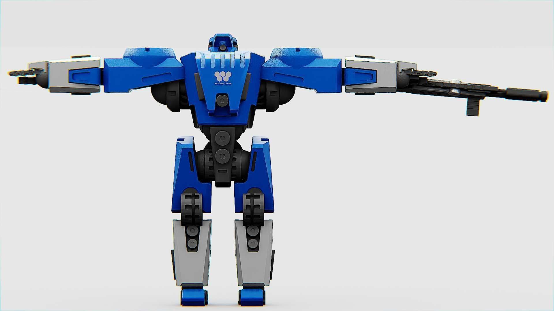 BATTLE DROID CRONOS  Rigged for Unreal Engine - Unity - MIXAMO 3D model_26