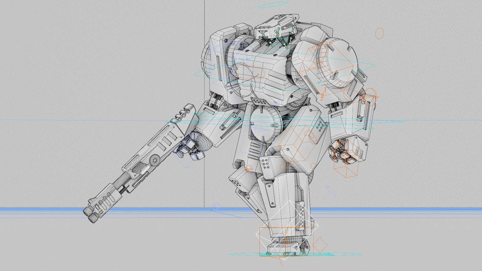 BATTLE DROID CRONOS  Rigged for Unreal Engine - Unity - MIXAMO 3D model_42
