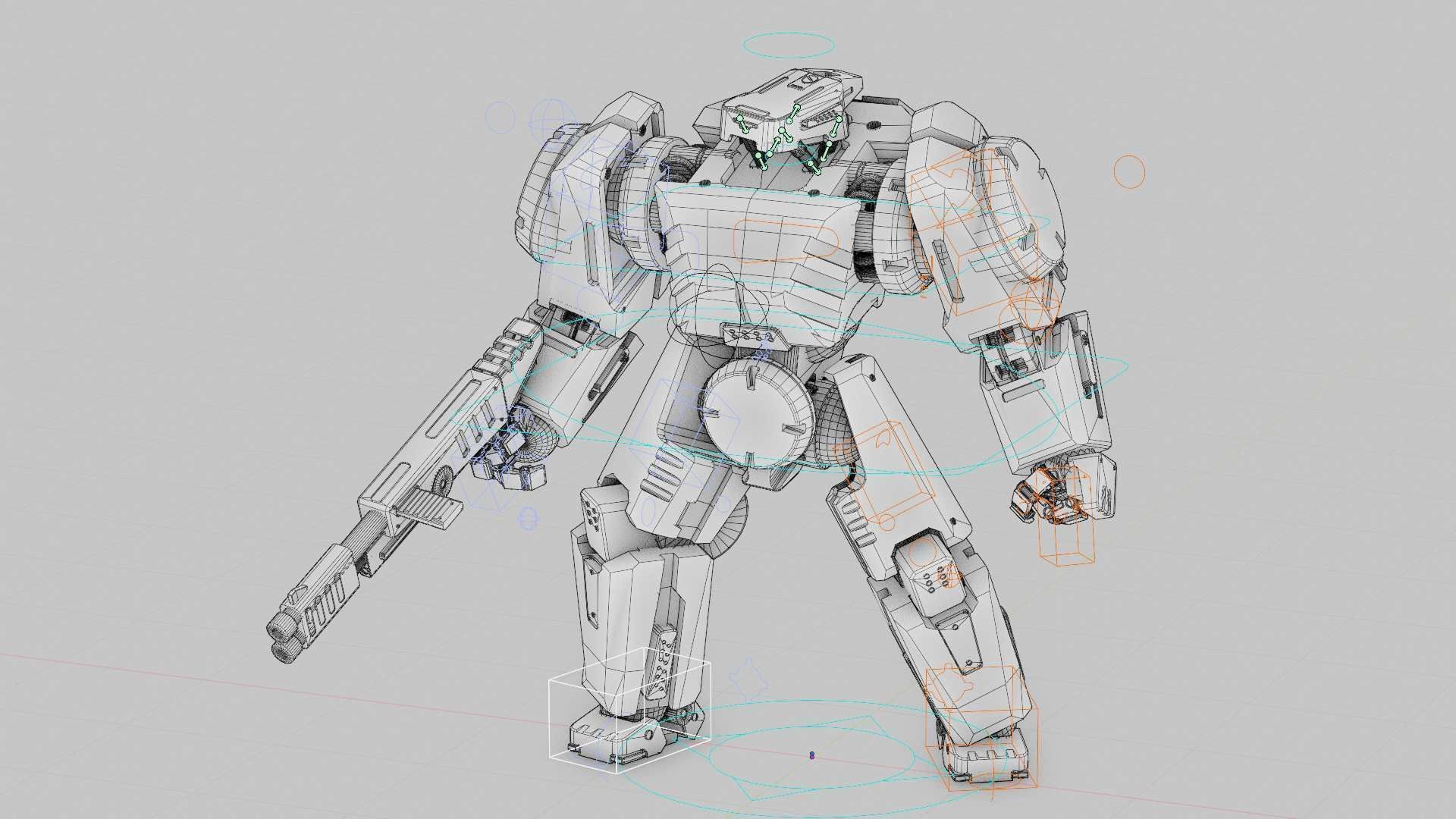 BATTLE DROID CRONOS  Rigged for Unreal Engine - Unity - MIXAMO 3D model_40