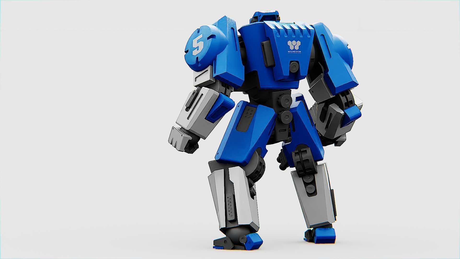 BATTLE DROID CRONOS  Rigged for Unreal Engine - Unity - MIXAMO 3D model_8