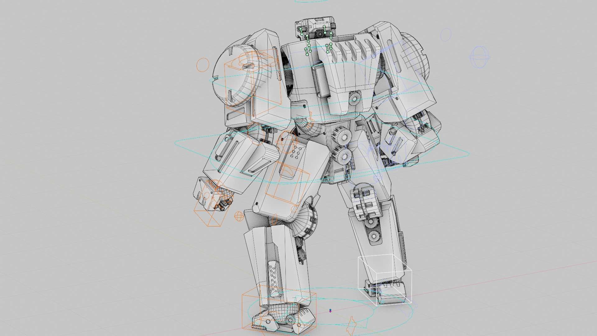 BATTLE DROID CRONOS  Rigged for Unreal Engine - Unity - MIXAMO 3D model_41