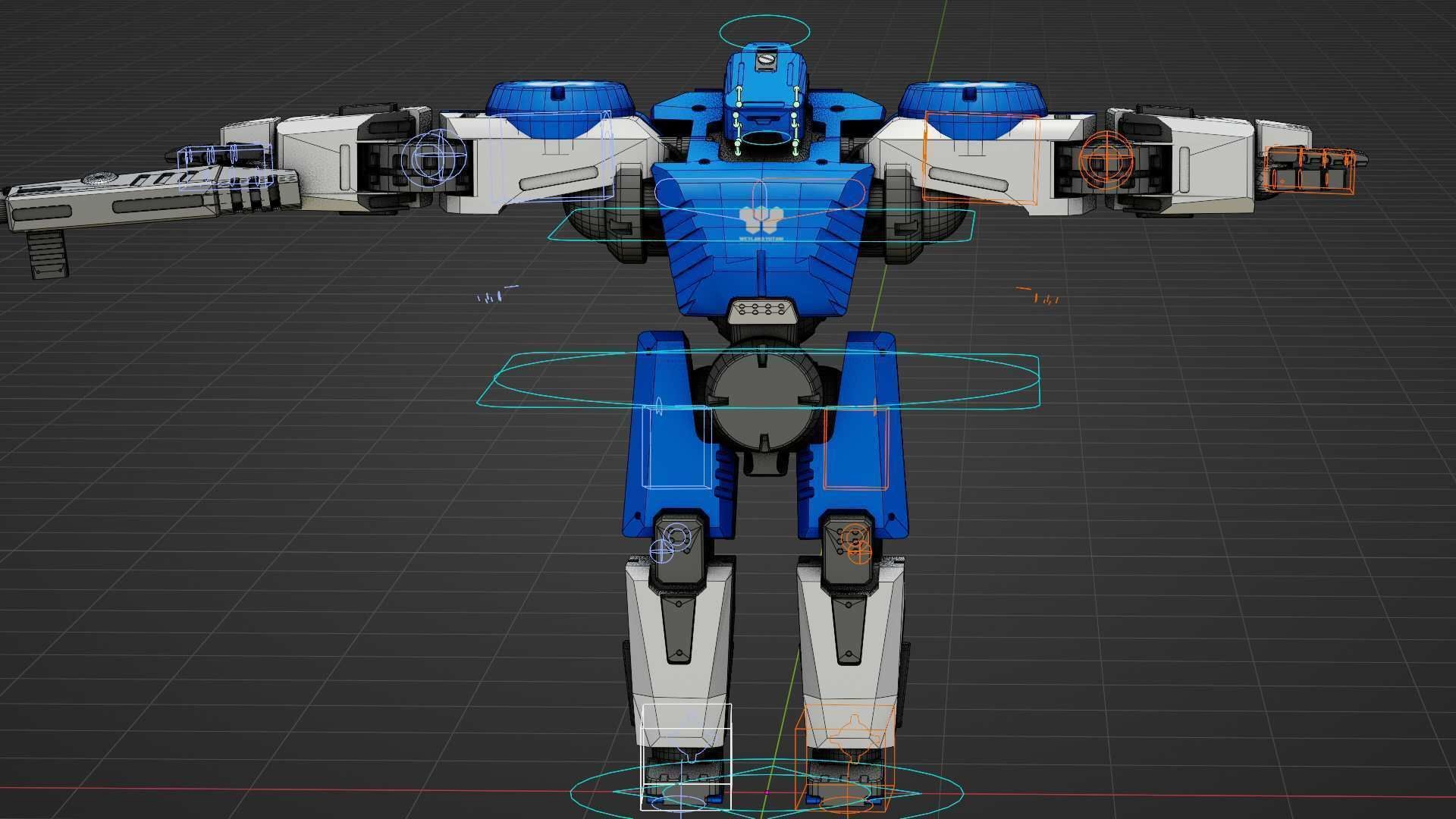 BATTLE DROID CRONOS  Rigged for Unreal Engine - Unity - MIXAMO 3D model_39