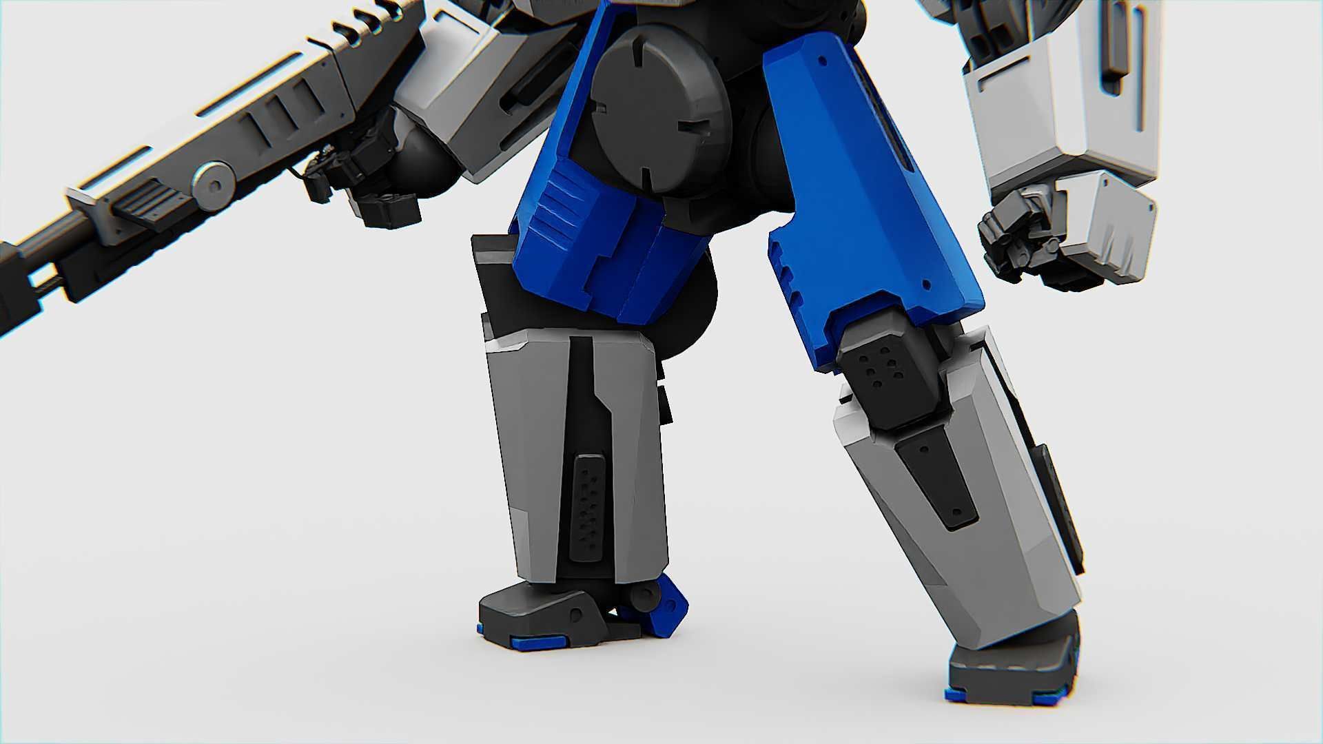 BATTLE DROID CRONOS  Rigged for Unreal Engine - Unity - MIXAMO 3D model_21