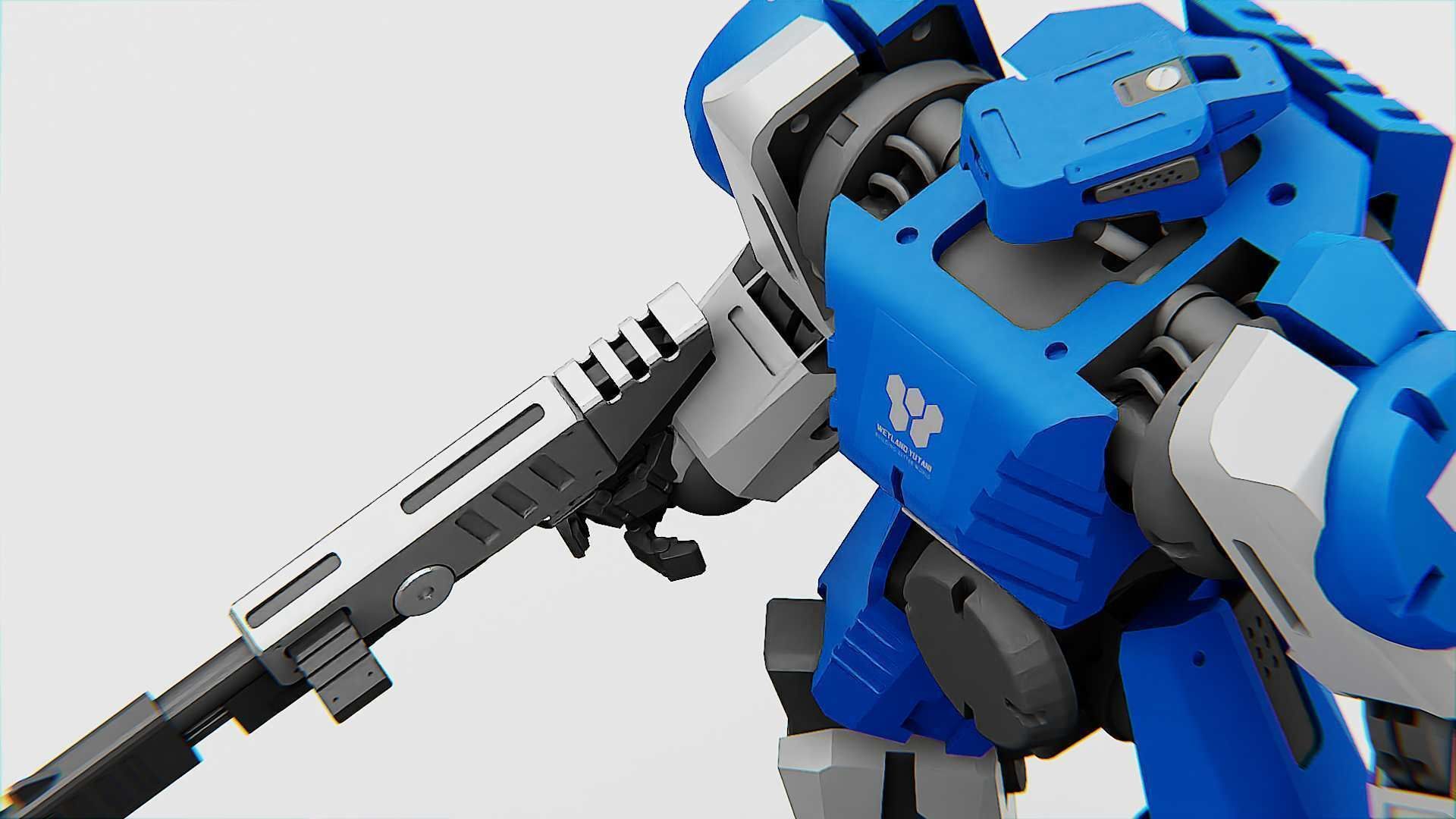 BATTLE DROID CRONOS  Rigged for Unreal Engine - Unity - MIXAMO 3D model_22