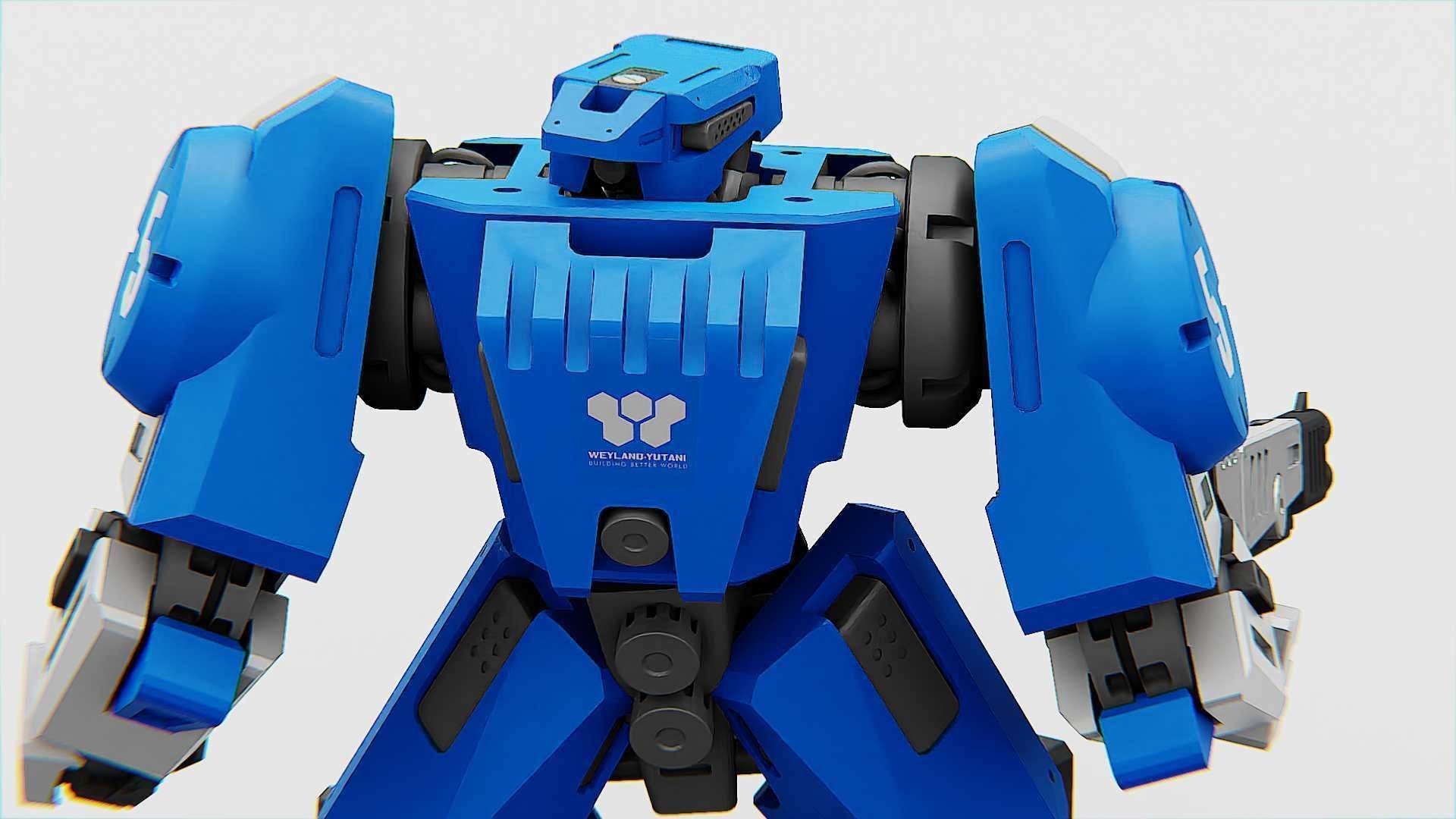 BATTLE DROID CRONOS  Rigged for Unreal Engine - Unity - MIXAMO 3D model_19