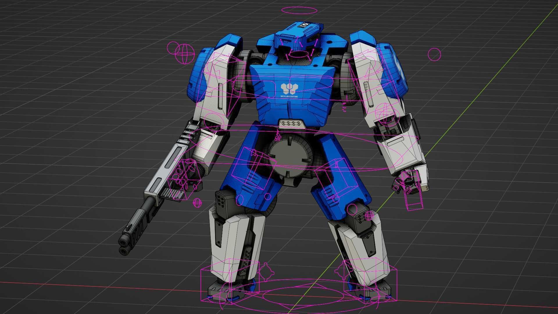 BATTLE DROID CRONOS  Rigged for Unreal Engine - Unity - MIXAMO 3D model_37