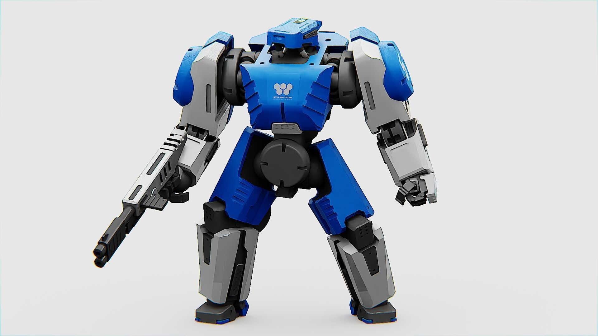 BATTLE DROID CRONOS  Rigged for Unreal Engine - Unity - MIXAMO 3D model_2