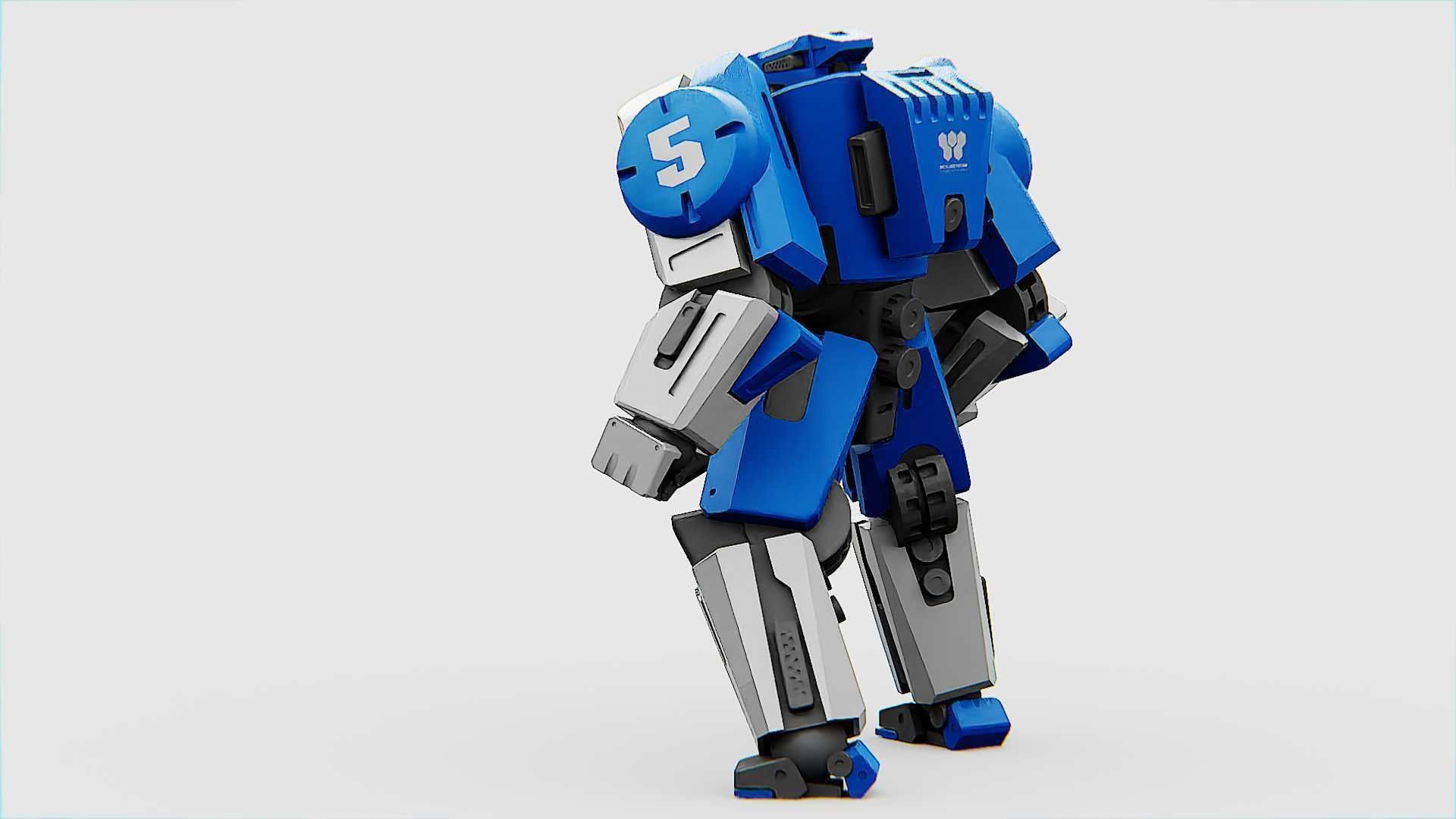 BATTLE DROID CRONOS  Rigged for Unreal Engine - Unity - MIXAMO 3D model_7