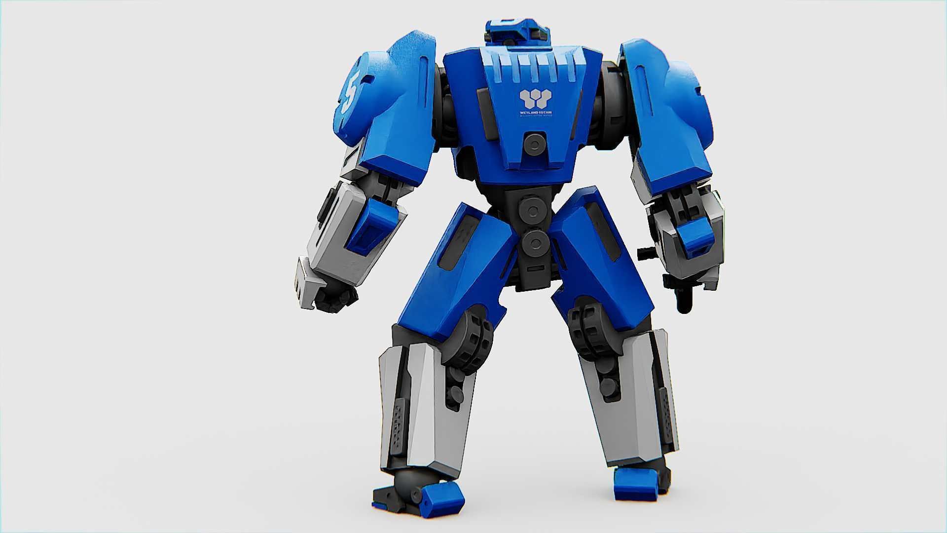 BATTLE DROID CRONOS  Rigged for Unreal Engine - Unity - MIXAMO 3D model_9