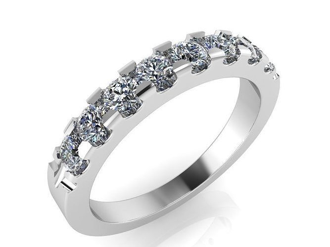 Diamond Band Ring 1079 3D print model