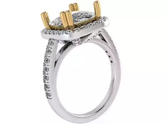 Halo Diamond Ring 1086