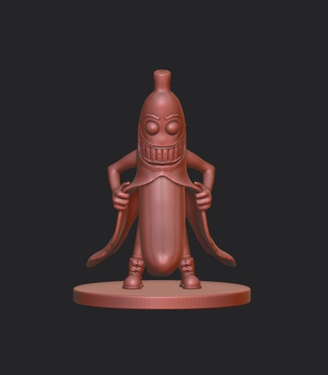 Banana is cool 3D print model_4