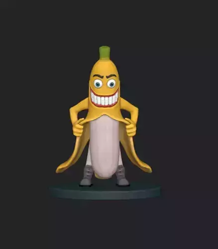 Banana is cool 3D print model
