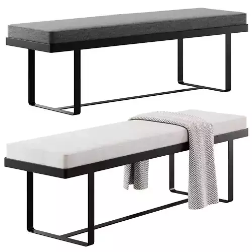 Bench Gaspard Dandy by Maison Sarah Lavoine