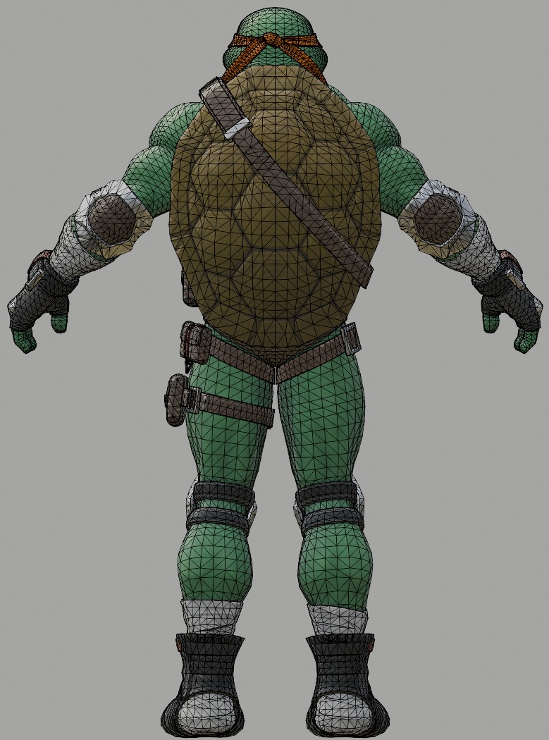 Michelangelo - Fortnite Low-poly 3D model_11