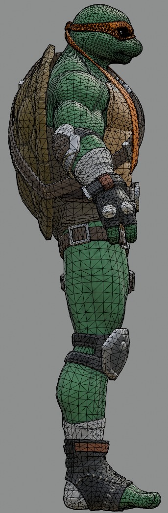 Michelangelo - Fortnite Low-poly 3D model_12