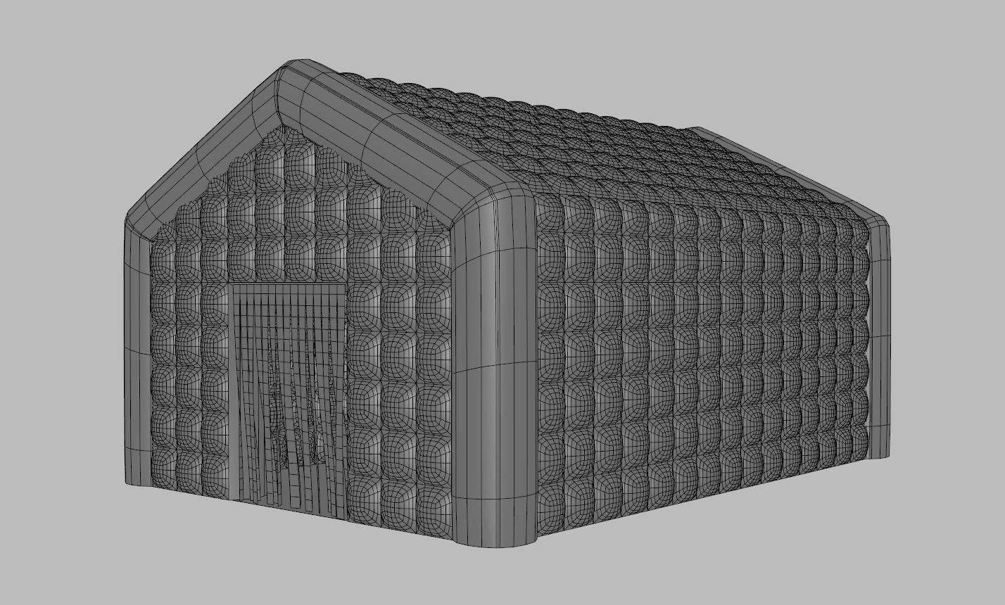 Inflatable Nightclub Tent 1 3D model_9