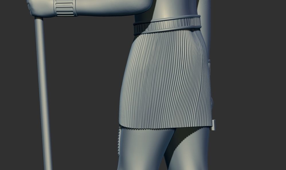 Ancient Egyptian Statue Anubis 3D Print Model 3D print model_8