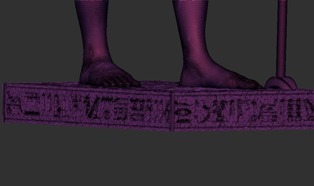 Ancient Egyptian Statue Anubis 3D Print Model 3D print model_11