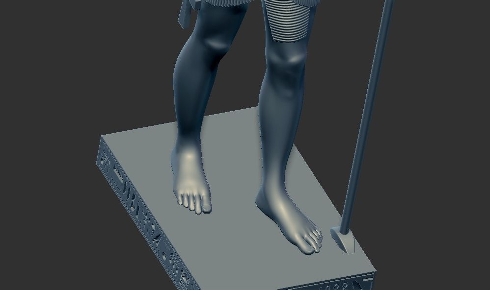 Ancient Egyptian Statue Anubis 3D Print Model 3D print model_6