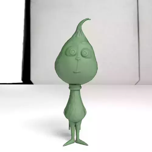Little Grinch miniature 3D print model