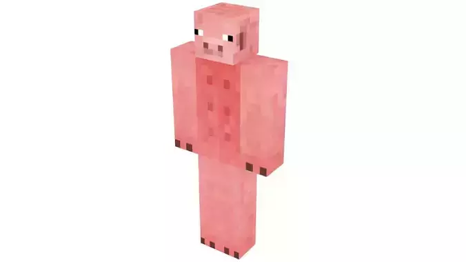 Walking Minecraft Pigman