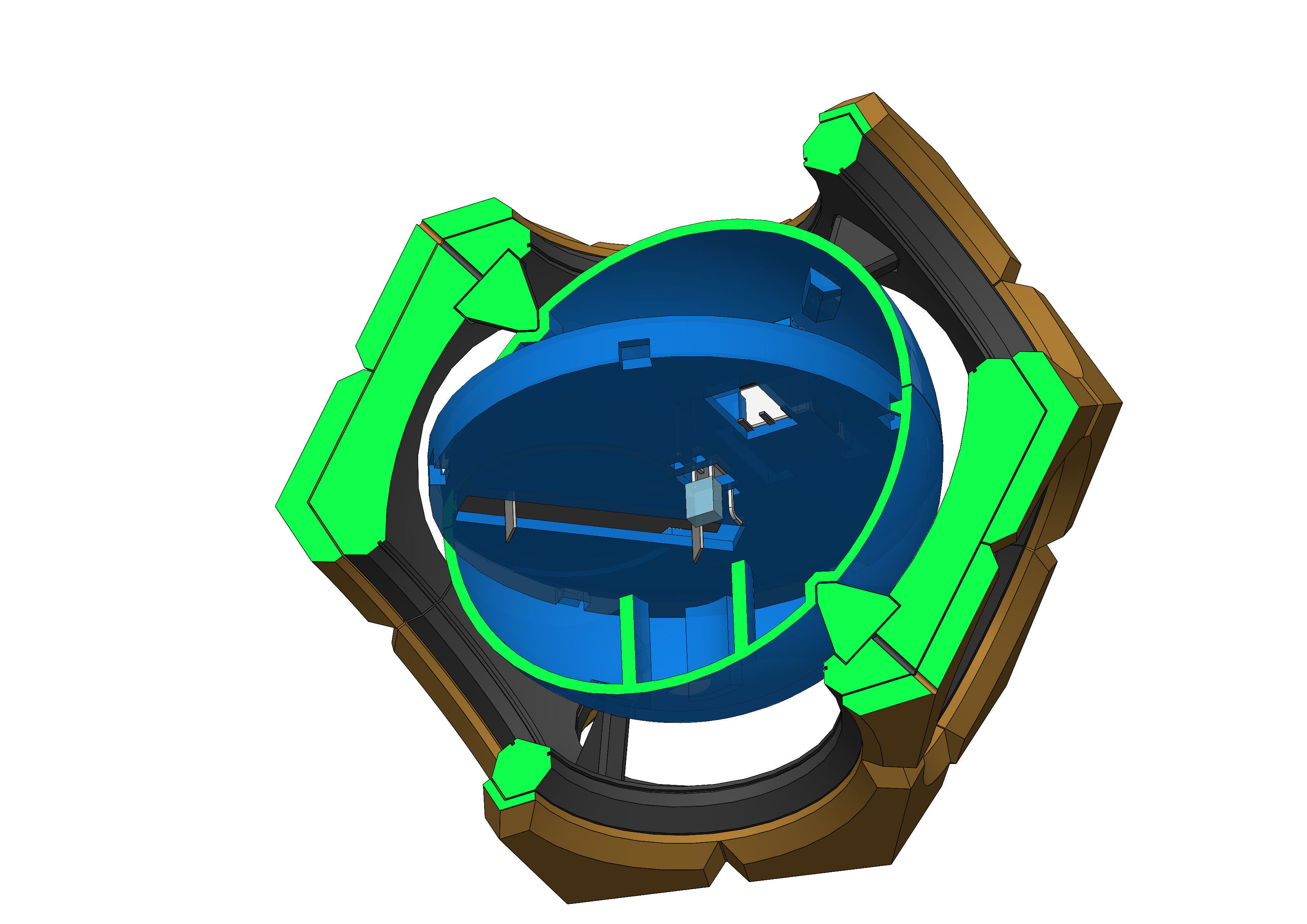 Sigma Hyperspheres - Overwatch - Printable - STL - Personal Use 3D print model_17