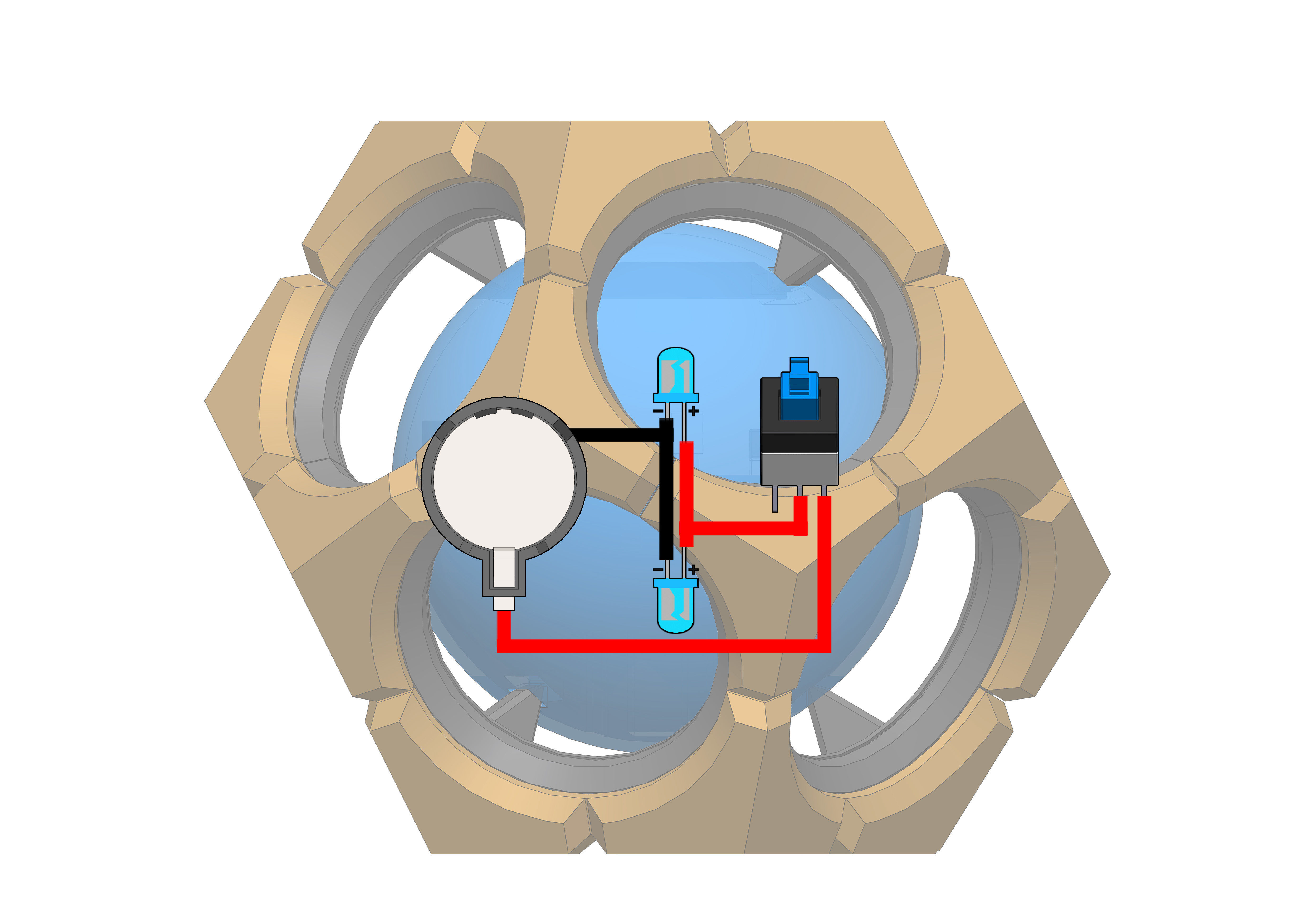 Sigma Hyperspheres - Overwatch - Printable - STL - Personal Use 3D print model_18