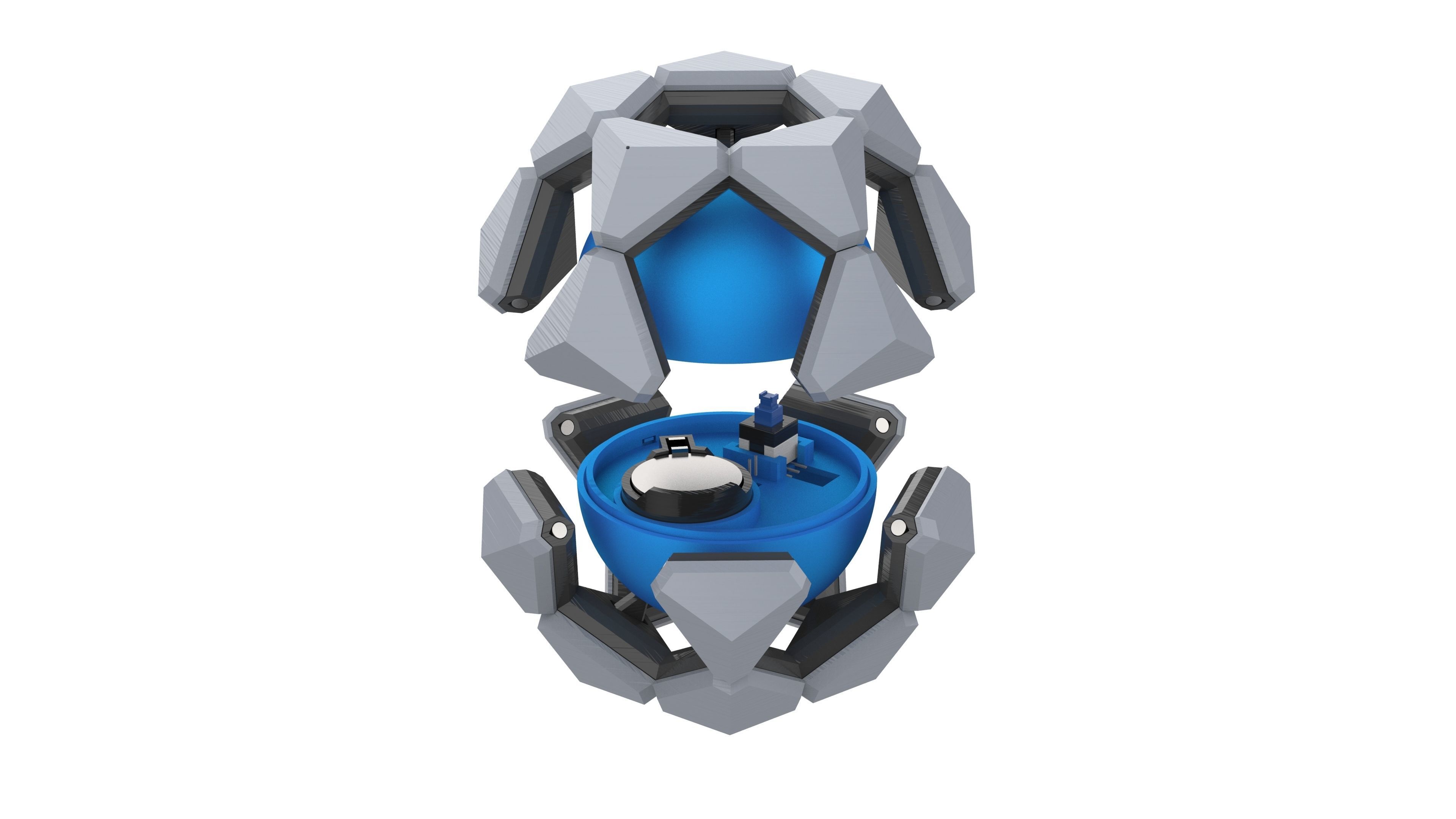 Sigma Hyperspheres - Overwatch - Printable - STL - Personal Use 3D print model_11
