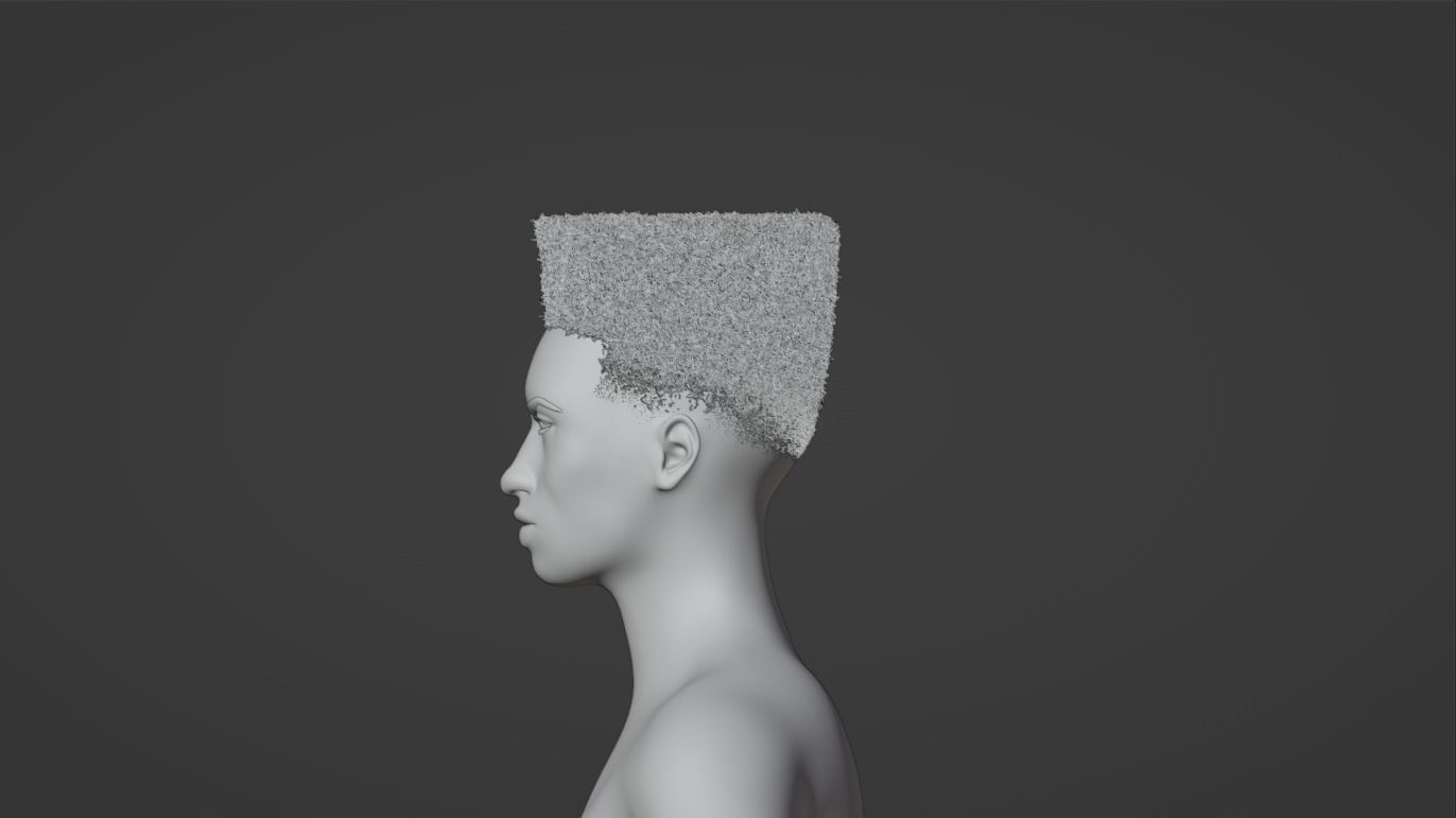 Retro Flat Top 3D model_14